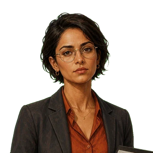 Portrait of Dr. Leila Voss from Growth and Dust